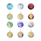 Gold and diamond interchangeable charm