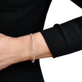 Diamond 2mm Flexible Bangle