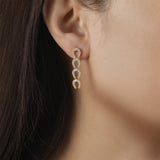 Legacy Diamond Horseshoe Drop Earrings