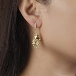 Diamond Horse head earrings