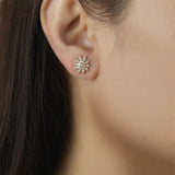 Lumière Diamond Star Post Back Earrings