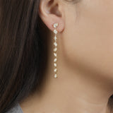 Fancy Cut Drop Earrings