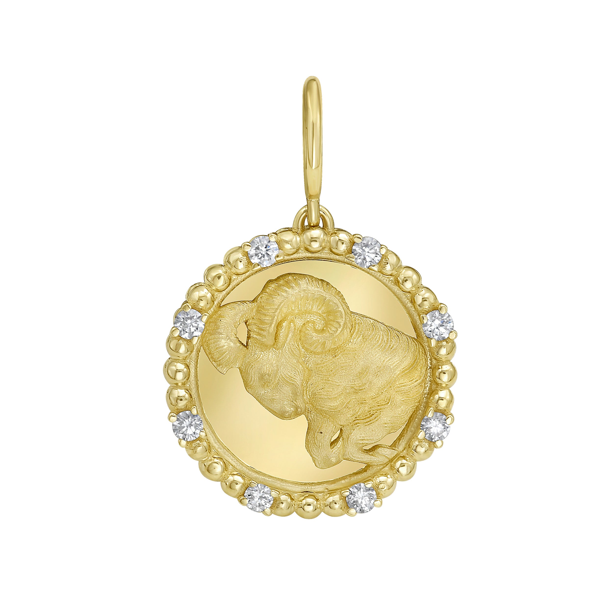 Gold Zodiac Charm