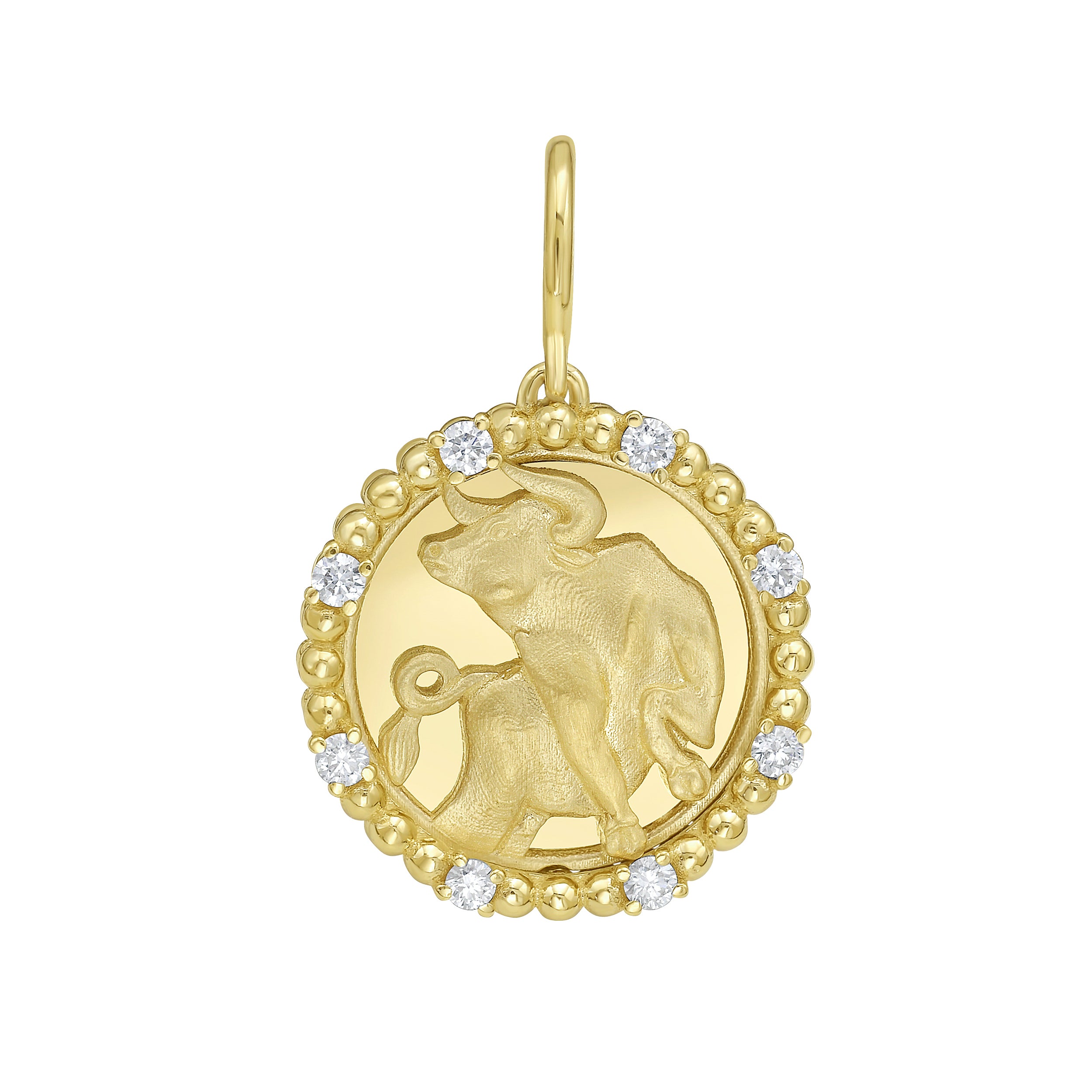 Gold Zodiac Charm