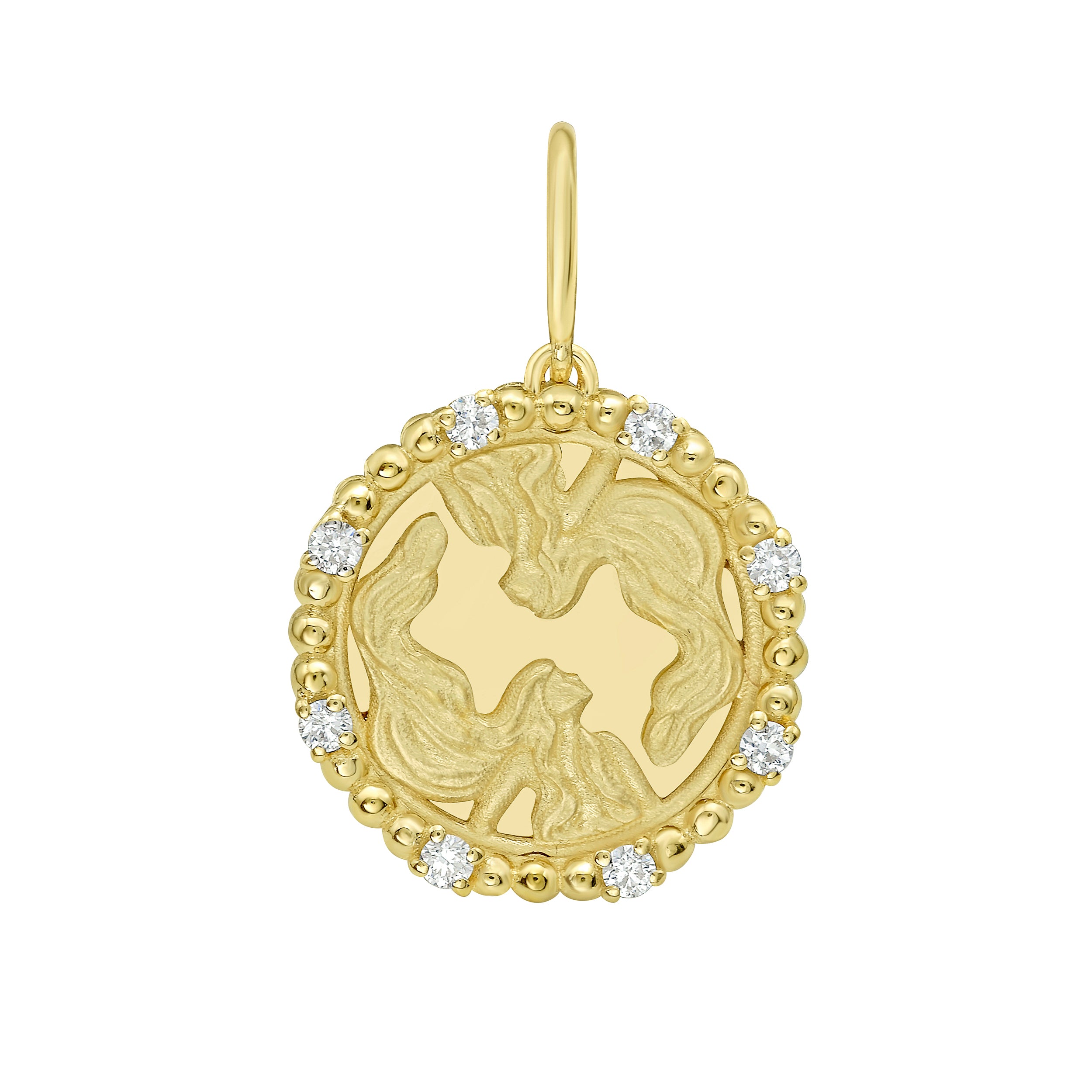 Gold Zodiac Charm