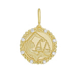 Gold Zodiac Charm