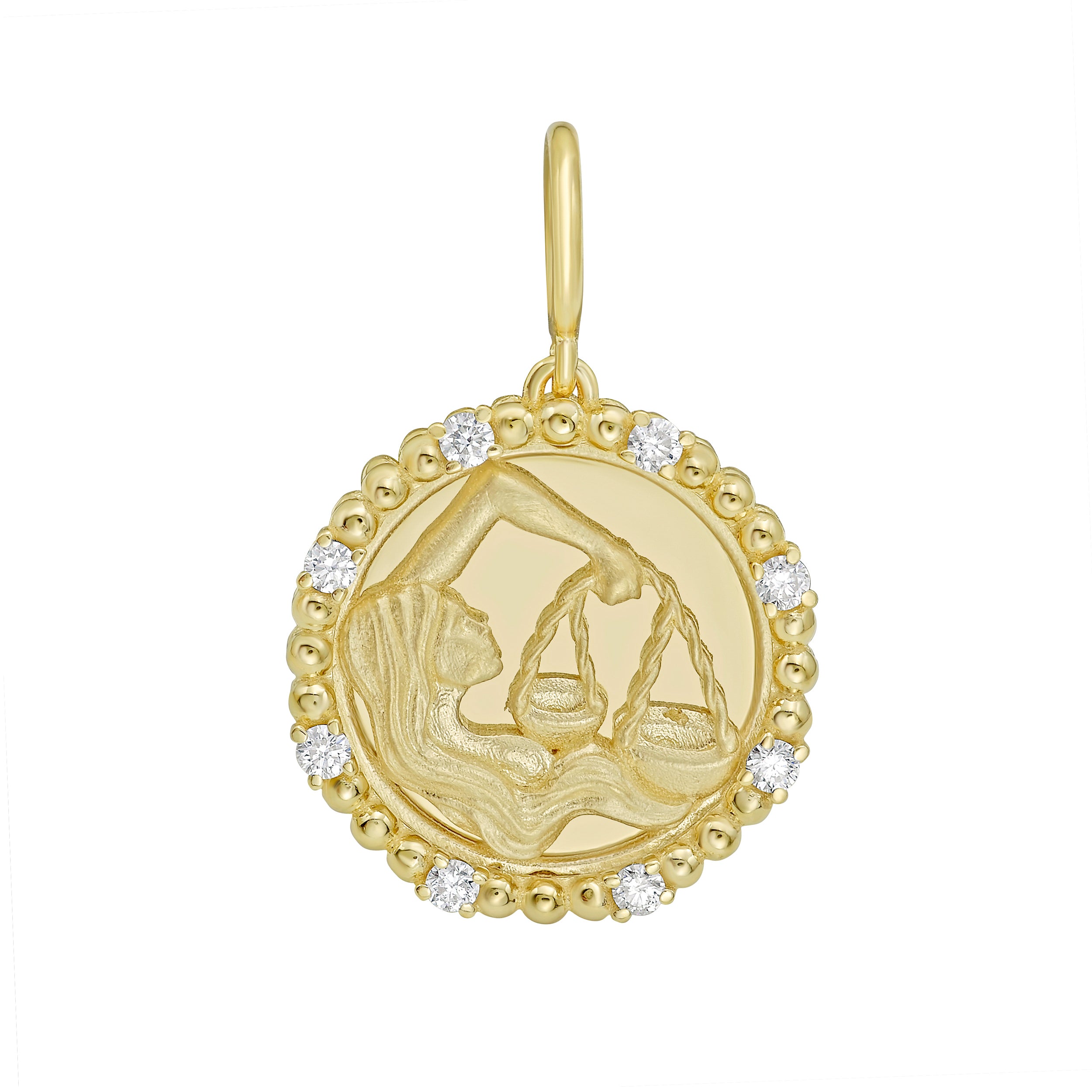 Gold Zodiac Charm