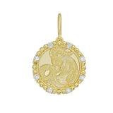 Gold Zodiac Charm