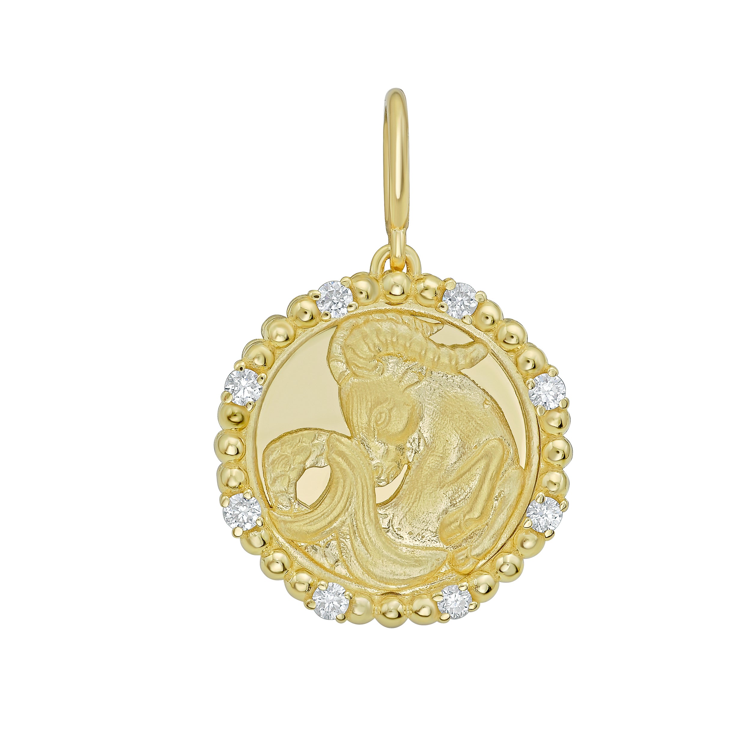 Gold Zodiac Charm