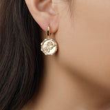 Gold Zodiac Dangle Earrings