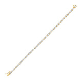 Fancy Cut Diamond Tennis Bracelet