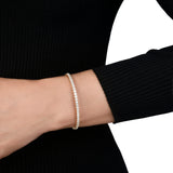 Diamond 2.5mm Flexible Bangle