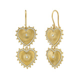Cassandane Double Mini Heart Earrings
