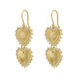 Cassandane Double Mini Heart Earrings