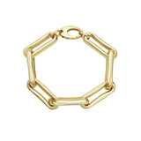 Milano Large Elongated Chunky Pinched Link Bracelet