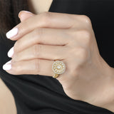 Serenity Diamond Signet Ring
