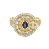 Serenity Sapphire Signet Ring
