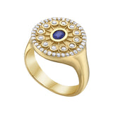 Serenity Sapphire Signet Ring