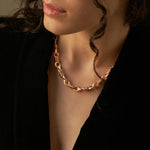 Rose gold chain necklace
