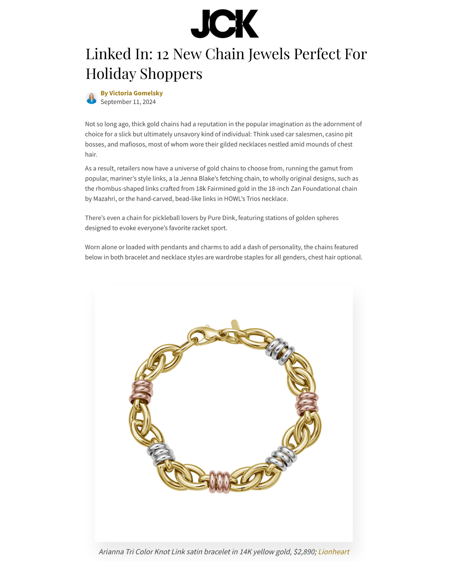 Linked In: 12 New Chain Jewels Perfect For Holiday Shoppers