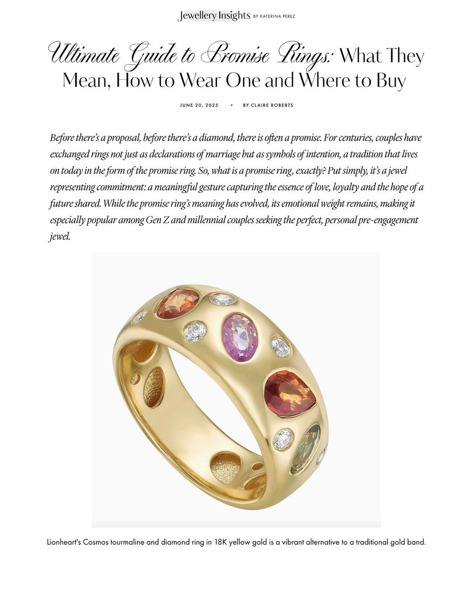 Ultimate Guide to Promise Rings: What They Mean, How to Wear One and Where to Buy