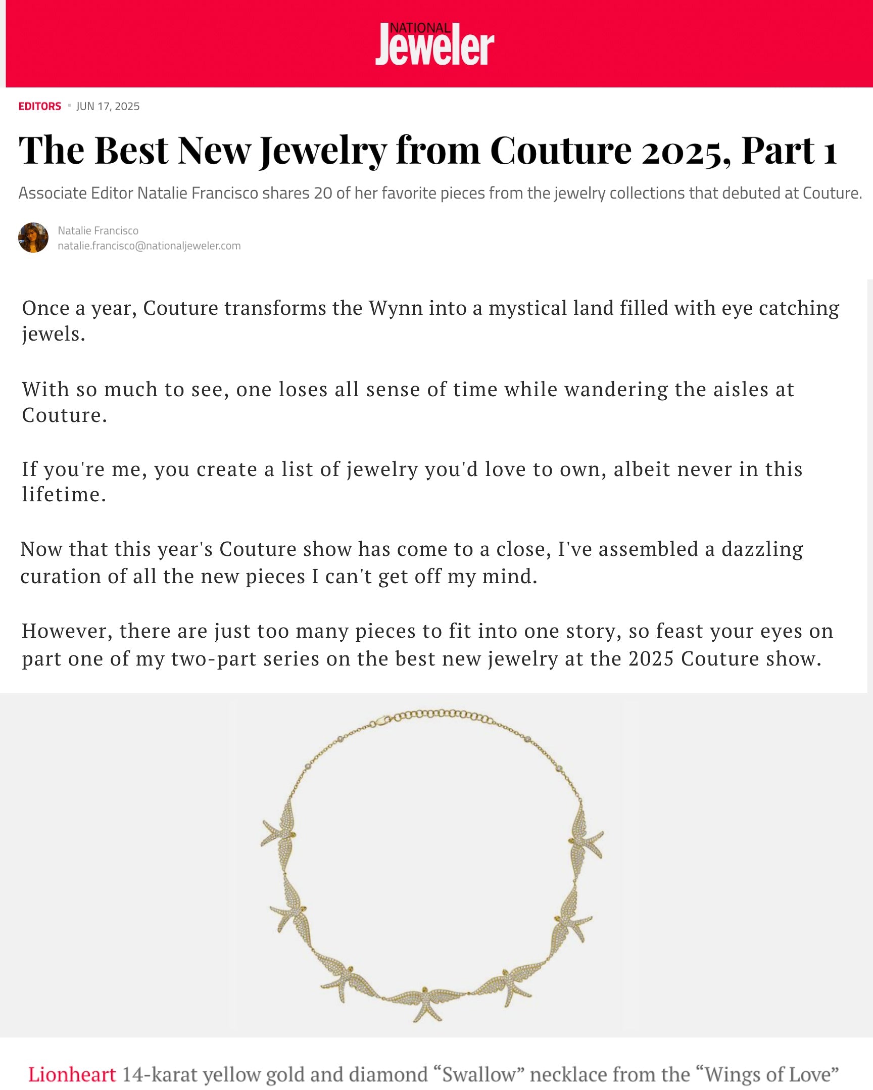 The Best New Jewelry from Couture 2025
