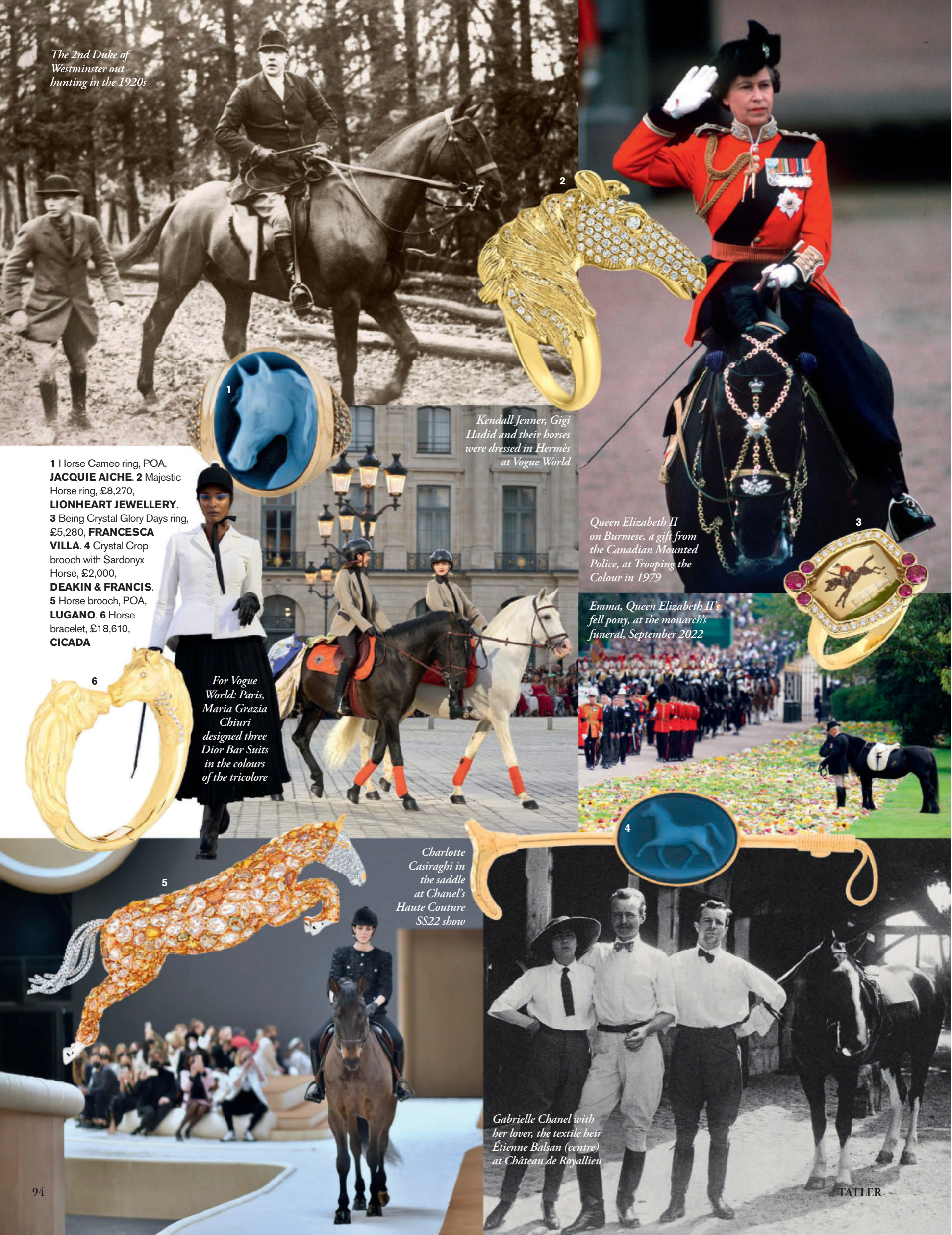 Tatler: Riding High - And they're off! A new breed of horse-inspired jewels proves our love of all things equine shows no sign of halting.