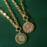 Serenity Emerald Amulet Charm