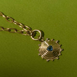 Aurelia Trillion Cut Sapphire Medallion