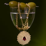 Aurelia Jumbo Tourmaline Medallion