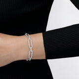 Diana Diamond Paperclip Link Bracelet