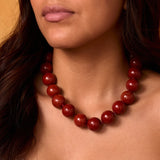 Mega Jasper Bead Necklace