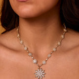 Lumière Diamond Star Charm Necklace