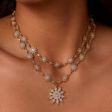 Lumière Diamond Star Charm Necklace