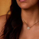 Serenity Small Diamond Amulet Charm Necklace