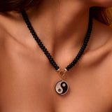 Harmony Onyx Yin Yang Medallion