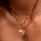 Cassandane Small Heart Rolo Necklace