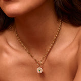 Serenity Small Emerald Amulet Charm