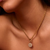 Serenity Small Diamond Amulet Charm