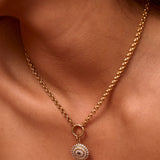 Soraya Small Evil Eye Medallion