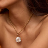 Moon To My Stars Mother of Pearl Celestial Charm