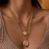 Sagittarius Diamond Bead Zodiac Medallion