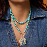 Legacy Jumbo Opal Horseshoe Charm