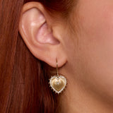 Cassandane Heart Dangle Earrings