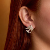 Lovey Diamond Bird Earrings