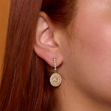 Serenity Diamond Dangle Earrings