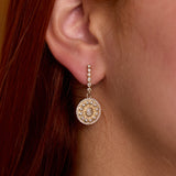 Serenity Diamond Dangle Earrings