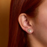 Soraya Mini Evil Eye Post Back Earrings