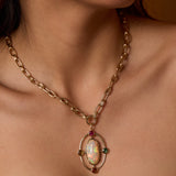 Lionheart Signature Heavy Double Oval Link Necklace