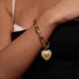 Cassandane Medium Diamond Heart Medallion